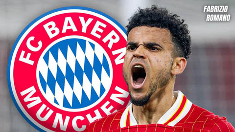Bayern đạt thỏa thuận với Liverpool, ký hợp đồng 4 năm với Luis Diaz Bayern đạt thỏa thuận với Liverpool, ký hợp đồng 4 năm với Luis Diaz
