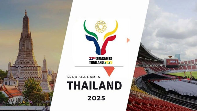 SEA Games 33 dự kiến diễn ra trong tháng 12/2025 tại Thái Lan