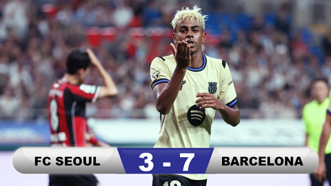 Kết quả FC Seoul 3-7 Barca: Yamal lập cú đúp, Rashford góp 1 kiến tạo Kết quả FC Seoul 3-7 Barca: Yamal lập cú đúp, Rashford góp 1 kiến tạo