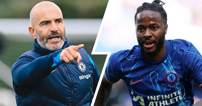 HLV Maresca đã loại Sterling ra khỏi kế hoạch của Chelsea