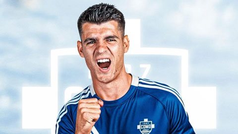 Alvaro Morata gia nhập Como giá 15 triệu euro