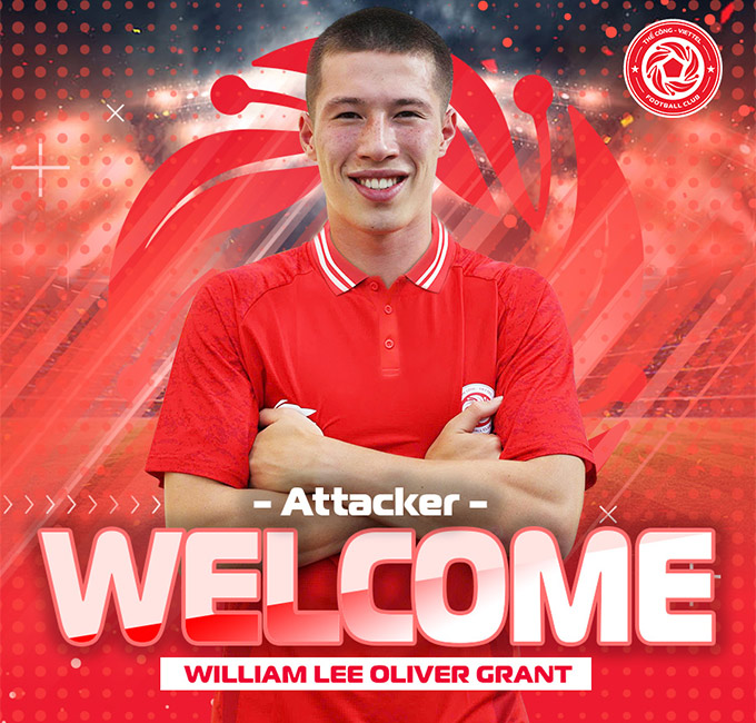 Tiền đạo Việt kiều Anh Lê Wiliams gia nhập Thể Công Viettel 