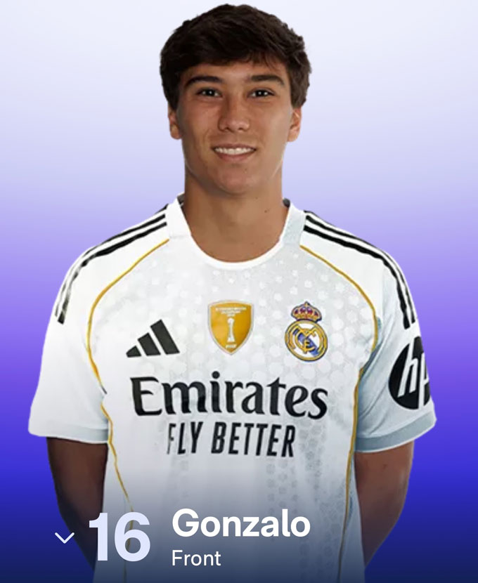 Gonzalo Garcia sẽ khoác áo số 16 và được ký hợp đồng mới