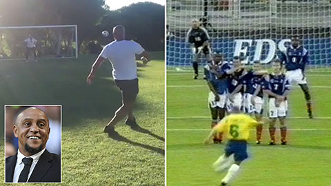 Giải mã cú đá phạt trái chuối phi vật lý của Roberto Carlos Giải mã cú đá phạt trái chuối phi vật lý của Roberto Carlos