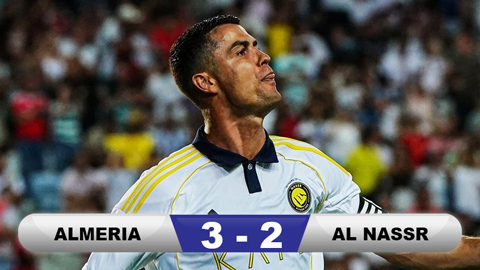 Kết quả Almeria 3-2 Al Nassr: Ronaldo lại tỏa sáng Kết quả Almeria 3-2 Al Nassr: Ronaldo lại tỏa sáng