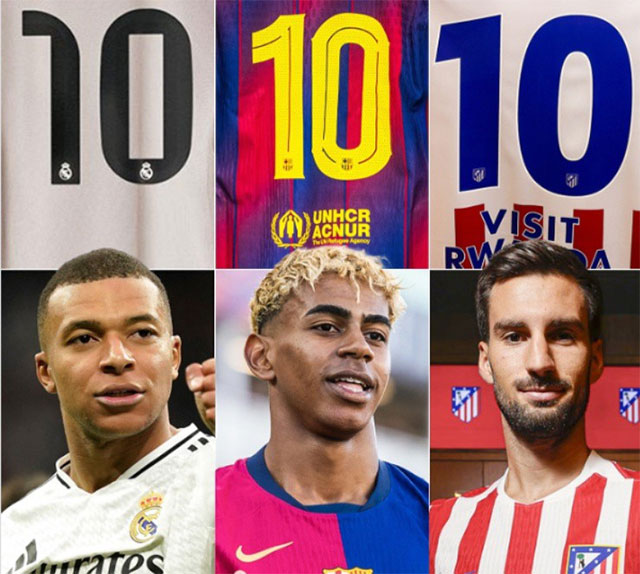 Mbappe được tiếp quản áo số 10 của Modric ở Real