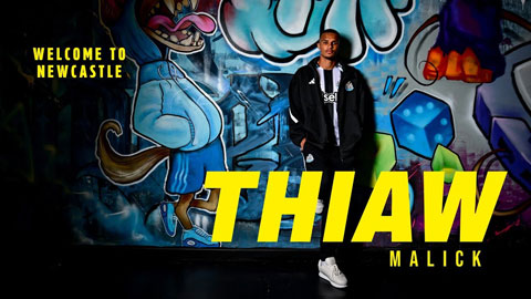 Newcastle hoàn tất thương vụ chiêu mộ Malick Thiaw từ AC Milan