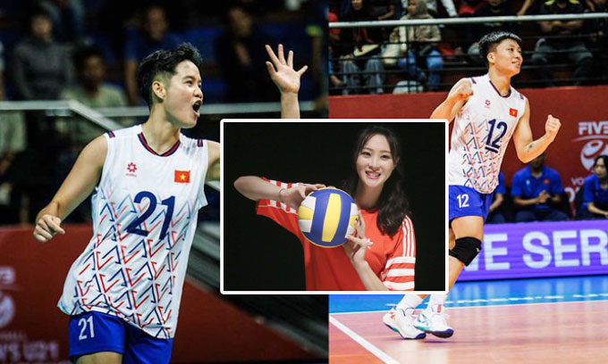 Hui Ruoqi (giữa) đưa ra quan điểm về vụ việc của ĐT bóng chuyền nữ U21 Việt Nam