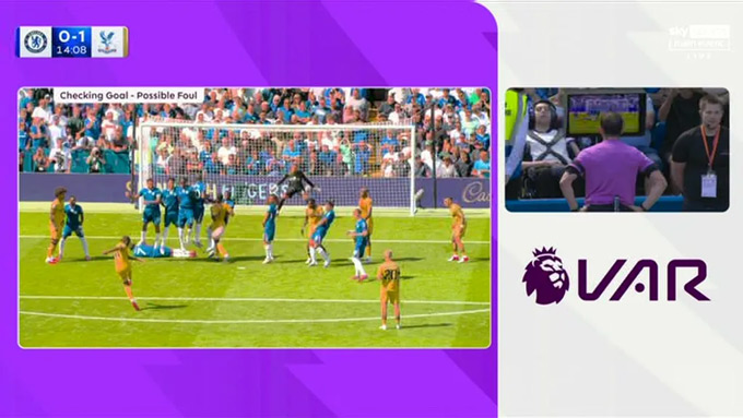 VAR từ chối bàn thắng vì lỗi của Guehi