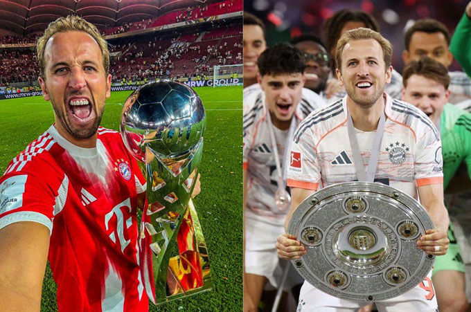 Kane đã có danh hiệu thứ 2 cùng Bayern