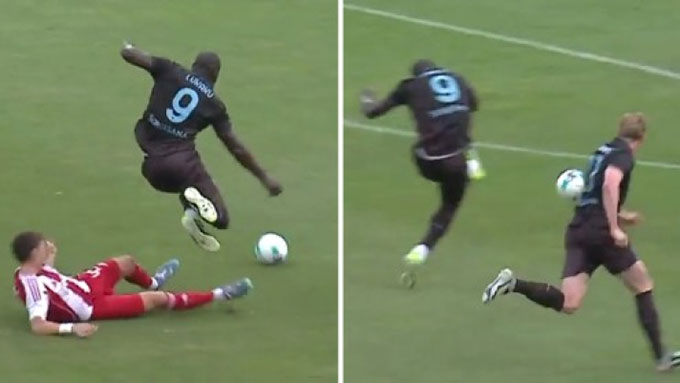 Tình huống dẫn đến chấn thương của Lukaku