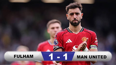 Kết quả Fulham 1-1 MU: Quỷ đỏ hụt bước vì Bruno Fernandes Kết quả Fulham 1-1 MU: Quỷ đỏ hụt bước vì Bruno Fernandes