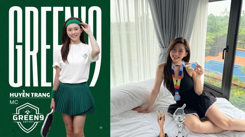 MC VTV khoe chân dài miên man trên sân pickleball, cùng bộ danh hiệu đáng mơ ước