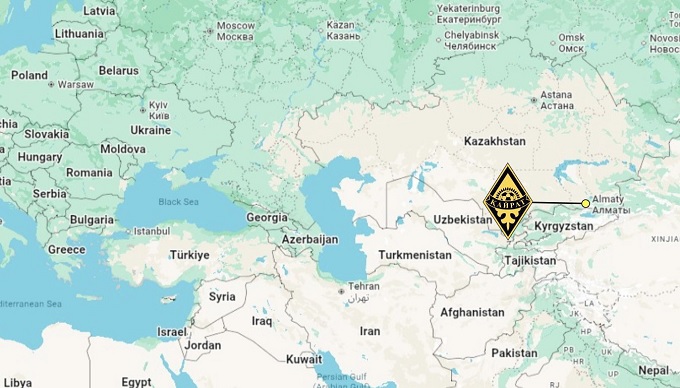 Vị trí của Kairat Almaty trên bản đồ