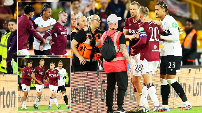 Jarrod Bowen suýt 'tẩn nhau' với fan West Ham