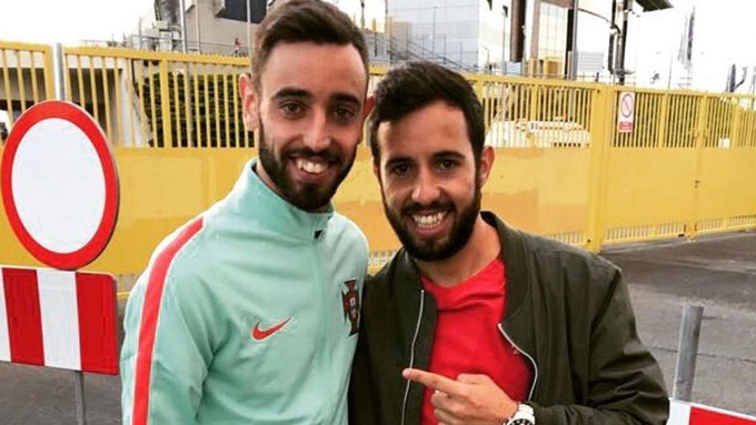 Nếu như ở MU áp lực quá, Bruno có thể sang Roffey đá chung cùng anh trai Ricardo