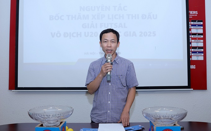 Phó TTK VFF Nguyễn Minh Châu đánh giá cao giải U20 futsal quốc gia 