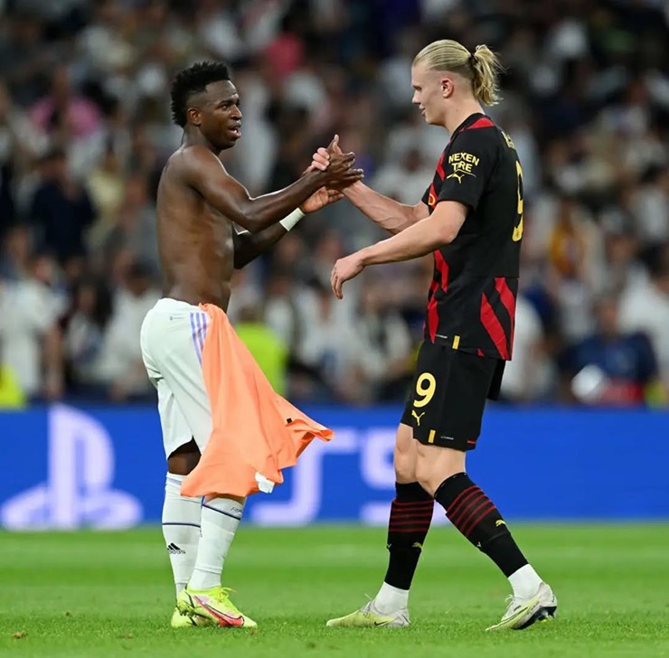 Vinicius và Haaland là hàng công trong mơ của Man City