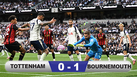 Kết quả Tottenham 0-1 Bournemouth: Spurs đứt mạch toàn thắng  Kết quả Tottenham 0-1 Bournemouth: Spurs đứt mạch toàn thắng