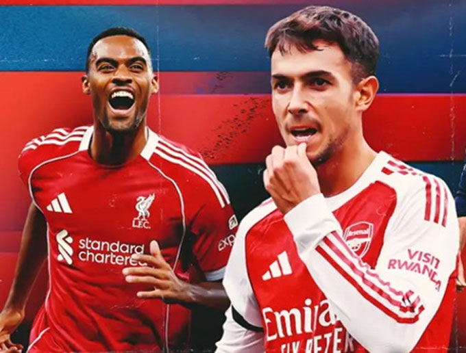 Gravenberch và Zubimendi là những nhân tố quan trọng nơi tuyến giưa của hai đội