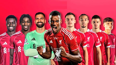  Liverpool hoàn thành kỳ chuyển nhượng chưa từng có