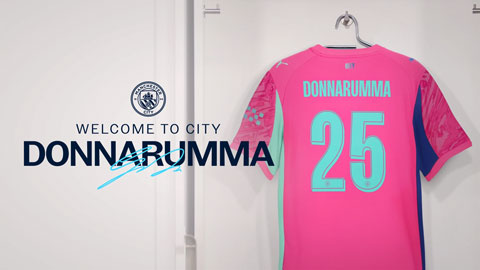 Gianluigi Donnarumma chọn số áo mang ý nghĩa đặc biệt tại Man City