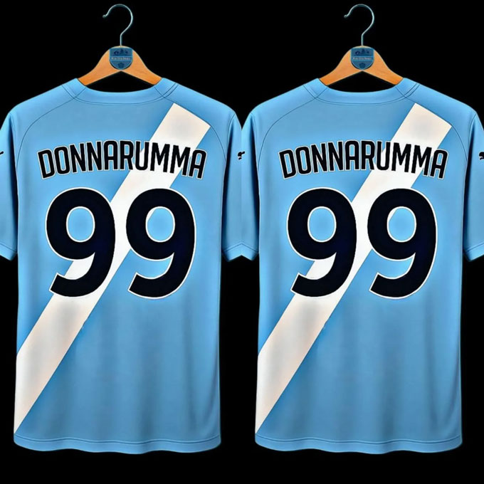 Donnarumma ban đầu được cho là sẽ khoác áo số 99 tại Man City