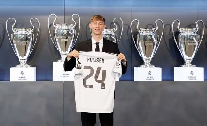 Dean Huijsen là bản hợp đồng đắt giá nhất của Real Madrid hè năm nay - 62,5 triệu euro