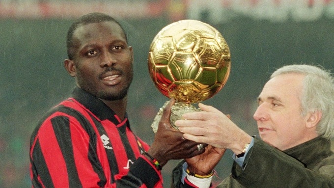 Người gọi điện tiến cử Dia cho ông Souness xưng là George Weah (trái)