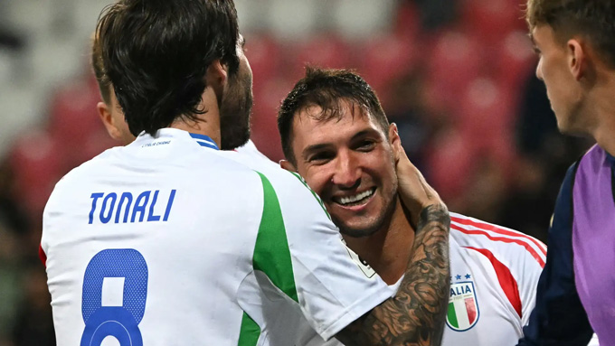 Italia đã có chiến thắng nghẹt thở trước Israel