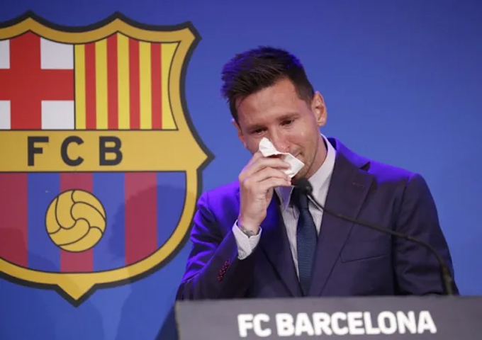 Messi từng phải ấm ức rời Barca năm 2021