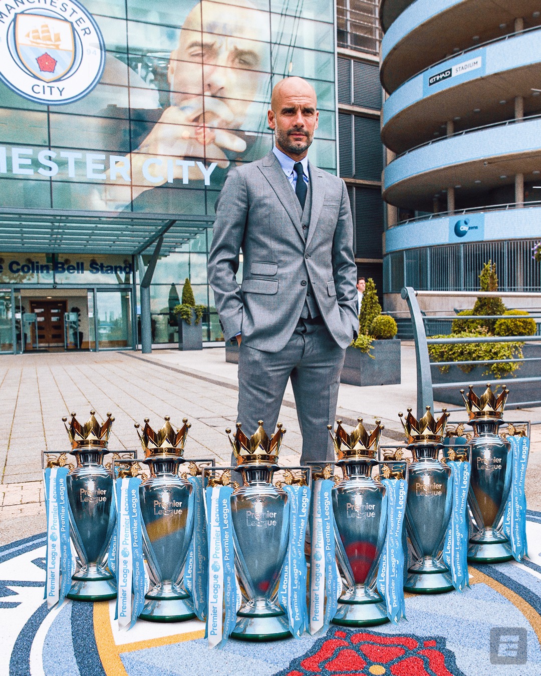Guardiola đã đoạt 6 chức vô địch Premier League trong 7 năm, từ 2017 đến 2024