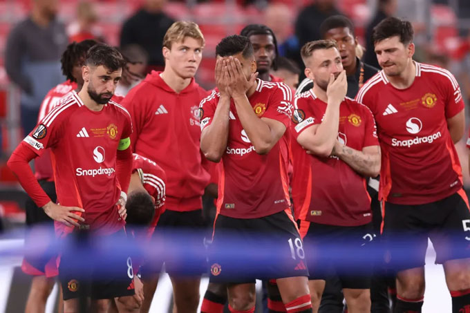 MU không được dự cúp châu Âu mùa 2025/26 sau khi thua Tottenham ở chung kết Europa League và đứng thứ 15 tại Premier League mùa trước
