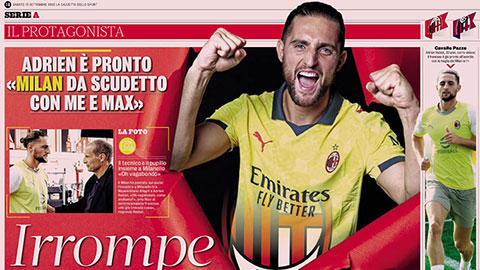 Rabiot đá chính tại Milan chỉ sau 3 buổi tập?  Rabiot đá chính tại Milan chỉ sau 3 buổi tập?