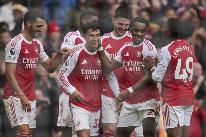 Đội hình hiện tại của Arsenal rất có chiều sâu