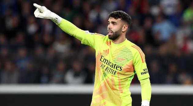 David Raya trong màu áo Arsenal
