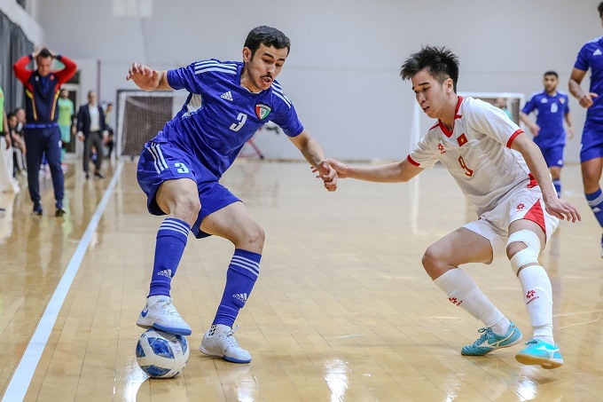 ĐT futsal Việt Nam đã thắng cả 2 trận trước Kuwait 