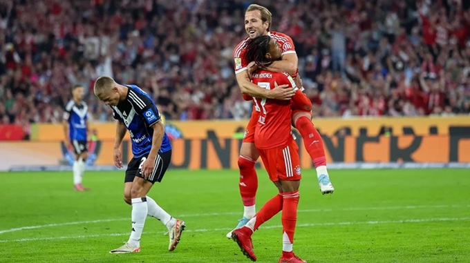 Harry Kane tiếp tục tỏa sáng trước Hamburg với cú đúp bàn thắng