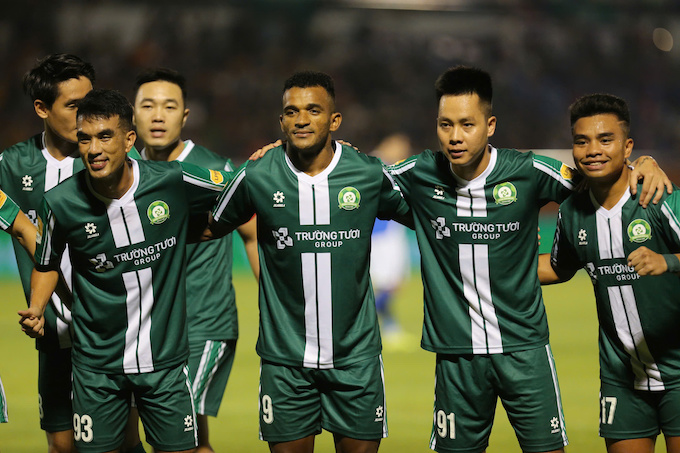 Các cầu thủ Đồng Nai đã có trận thắng ấn tượng tại vòng loại Cúp QG. Ảnh: Anh KHoa 