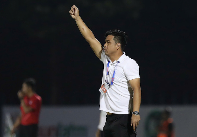 HLV Nguyễn Việt Thắng đã có màn ra mắt ấn tượng trong màu áo Đồng Nai. Ảnh: Anh Khoa