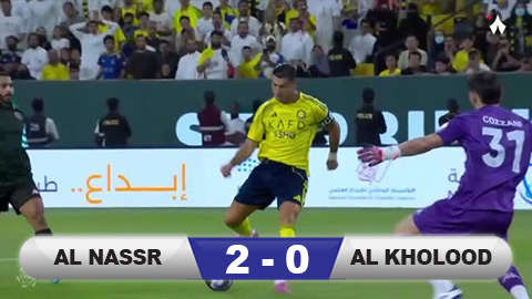 Kết quả Al Nassr 2-0 Al-Kholood: Mane tỏa sáng thay Ronaldo  Kết quả Al Nassr 2-0 Al-Kholood: Mane tỏa sáng thay Ronaldo