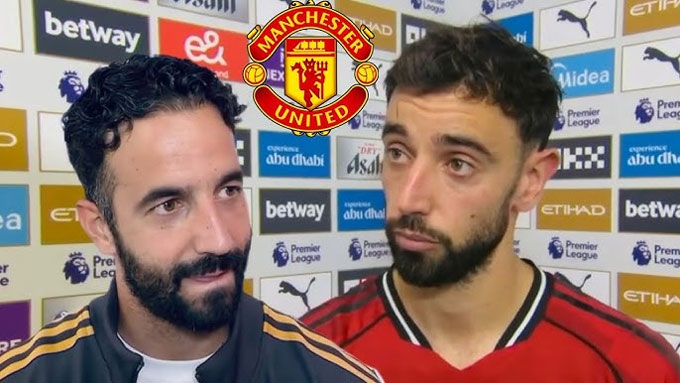 Bruno Fernandes đặt dấu hỏi về chiến thuật của HLV Amorim ở trận thua Man City