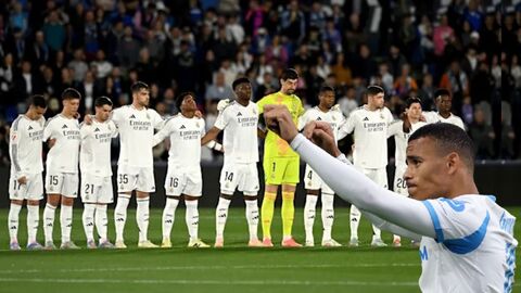 Mason Greenwood đe dọa khung thành của Real Madrid  Mason Greenwood đe dọa khung thành của Real Madrid