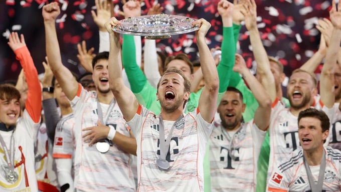Kane đã vô địch giải Bundesliga 2024/25