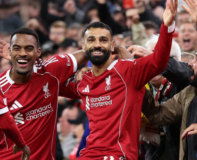 Salah tiếp tục tỏa sáng tại Liverpool