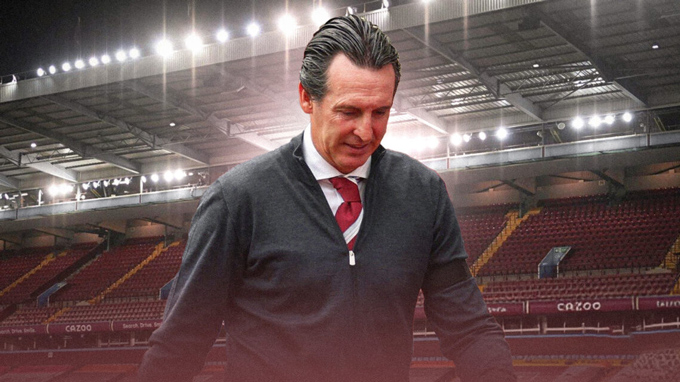 HLV Emery đang trải qua khởi đầu mùa giải 2025/26 đầy khó khăn với Aston Villa
