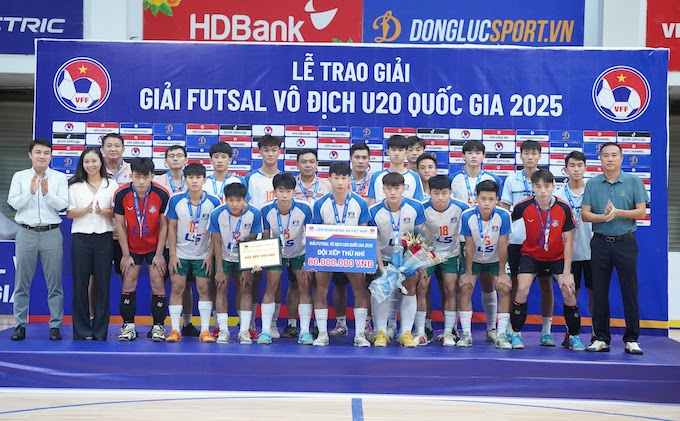 Thái Sơn Nam giành vị trí á quân. Ảnh: CTV 