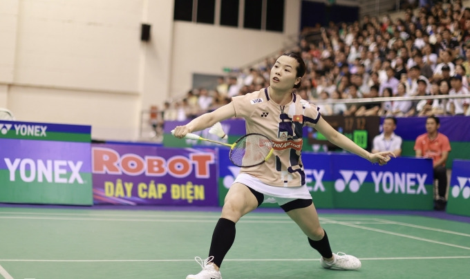 Cô leo lên hạng 17 thế giới. Ảnh: Anh Dũng