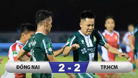 Kết quả Đồng Nai 2-2 TP.HCM: Minh Vương thay Công Phượng toả sáng  Kết quả Đồng Nai 2-2 TP.HCM: Minh Vương thay Công Phượng toả sáng