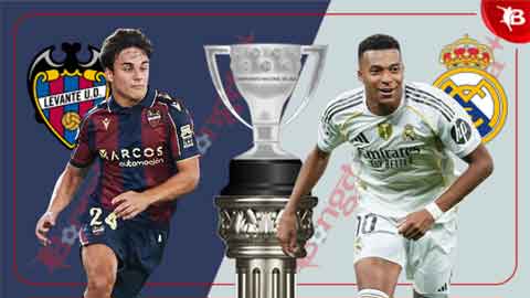 Nhận định bóng đá Levante vs Real Madrid, 02h30 ngày 24/9: Mở tiệc xa nhà  Nhận định bóng đá Levante vs Real Madrid, 02h30 ngày 24/9: Mở tiệc xa nhà